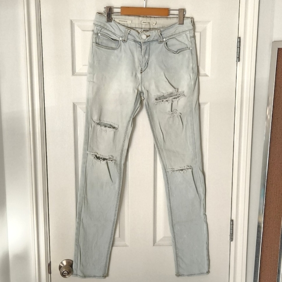 Silence + Noise High waisted ripped jeans - Picture 1 of 5